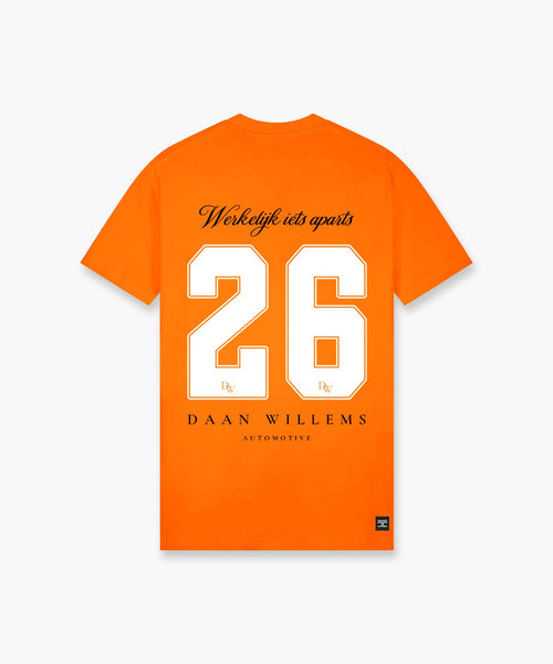 DW Signature 26 Tee - Slim fit Oranje